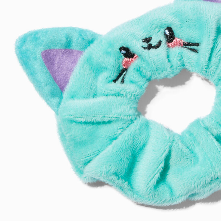 Claire&#39;s Club Fuzzy Cat Scrunchies - 2 Pack ,