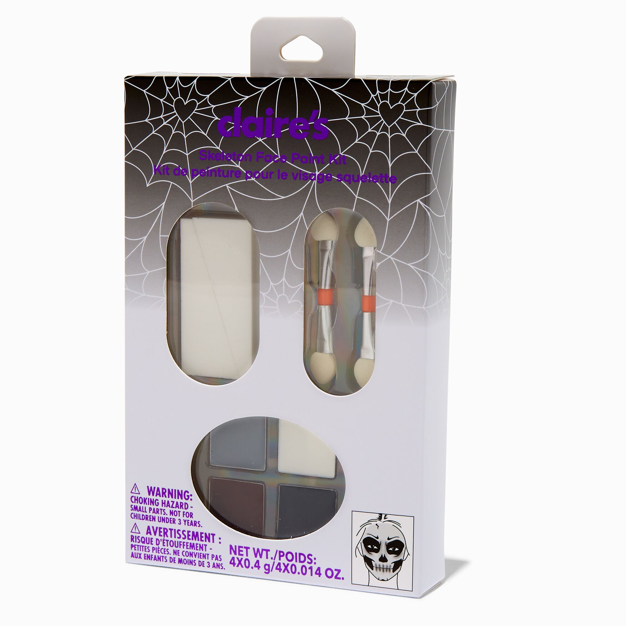 Skeleton Halloween Face Painting Kit,