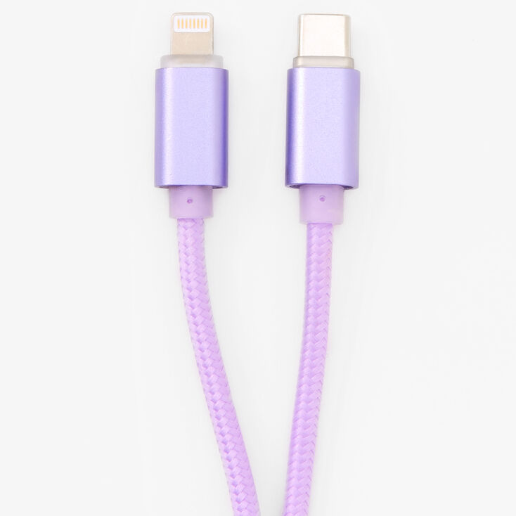 USB-C 10FT Charging Cord - Lavender,