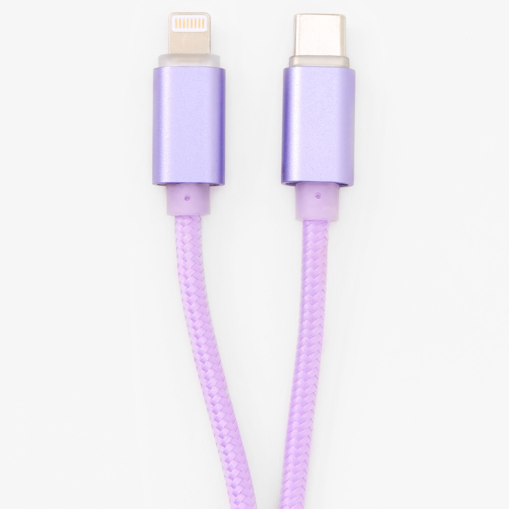 View Claires UsbC 10Ft Charging Cord Lavender information
