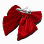 Large Red Sequin Bow Hair Clip,