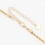 Gold ThinTwisted Rope Chain 20&quot; Necklace,
