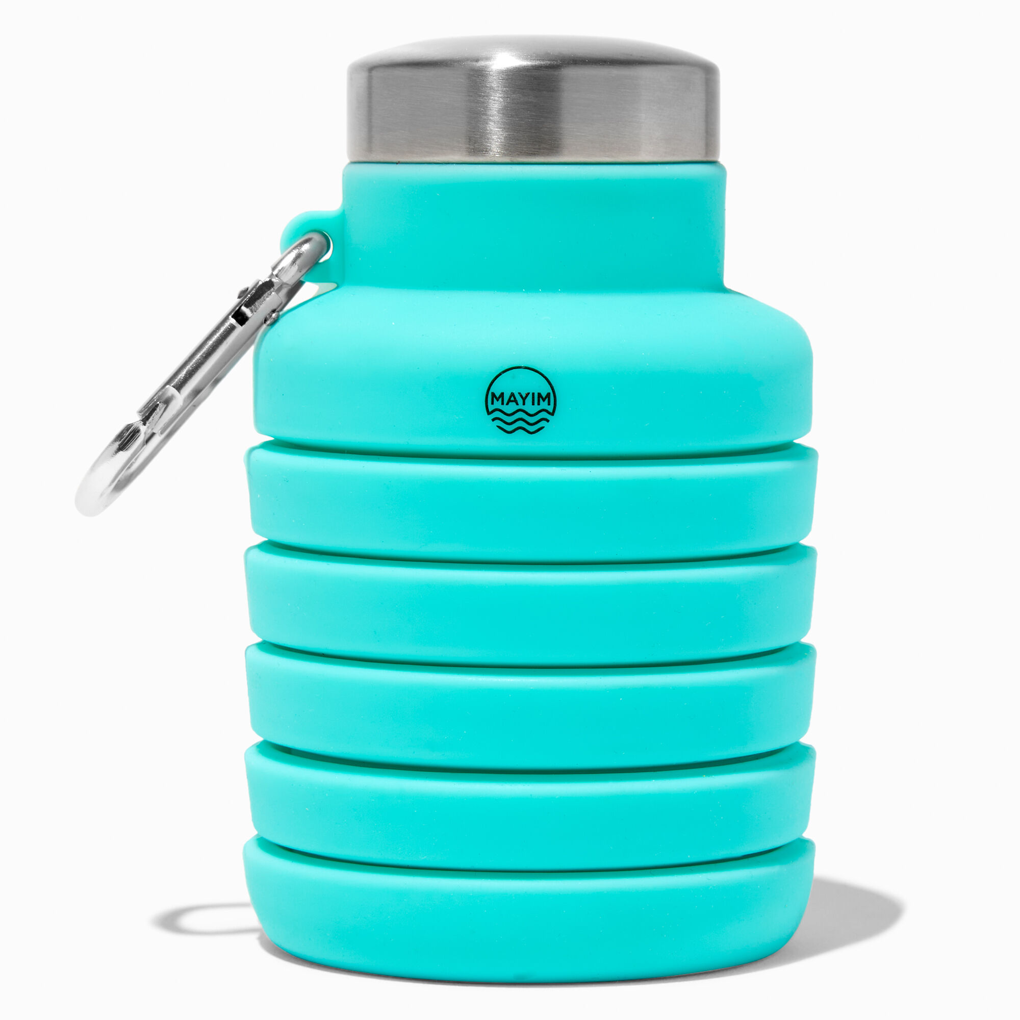 View Claires Collapsible Water Bottle Teal information