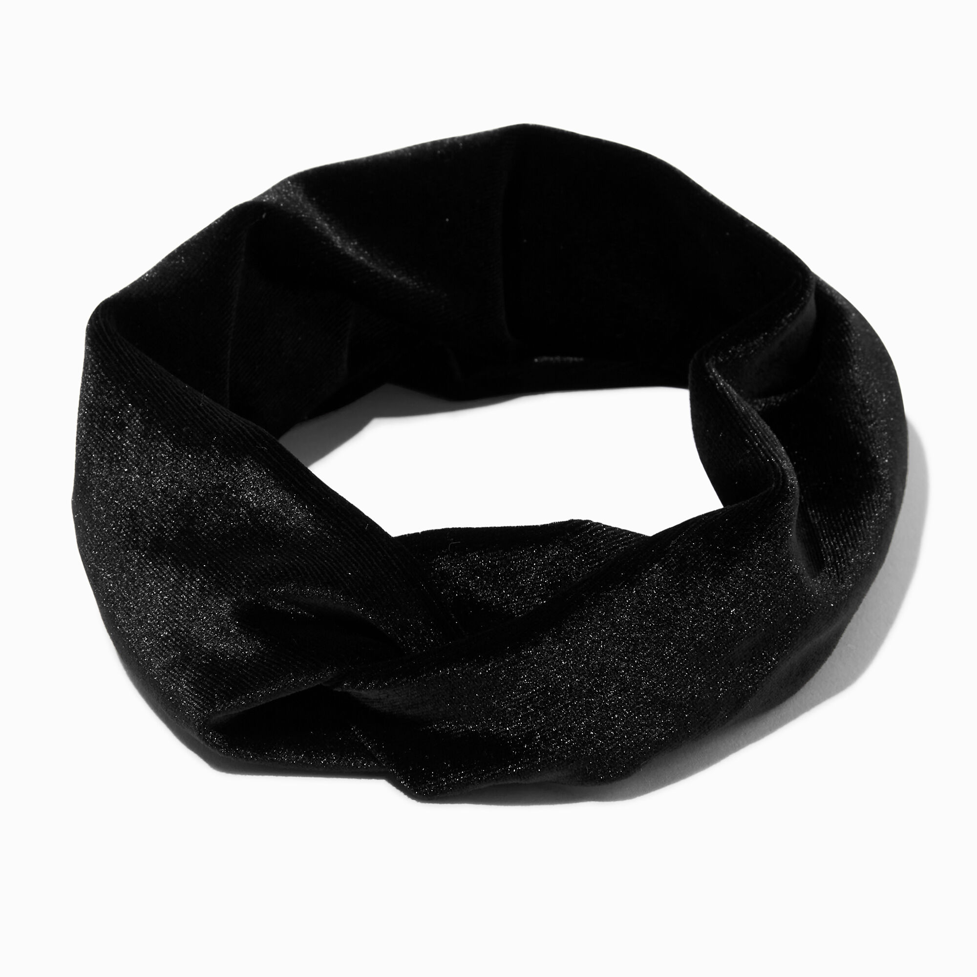 View Claires Velvet Twisted Headwrap Black information