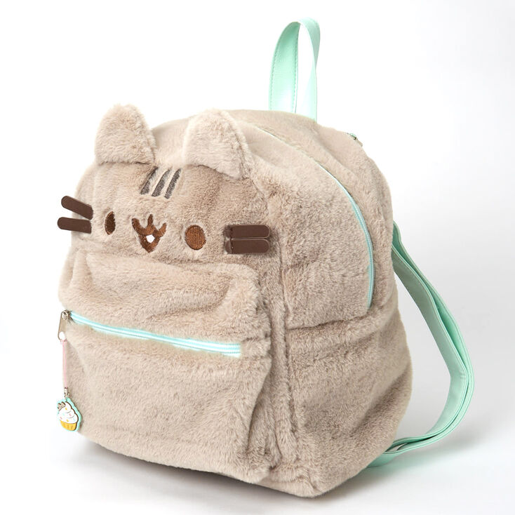 Claire's Sac à dos de taille moyenne doux Pusheen® - Vert menthe
