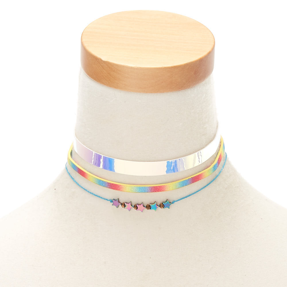 Rainbow choker claire's sale