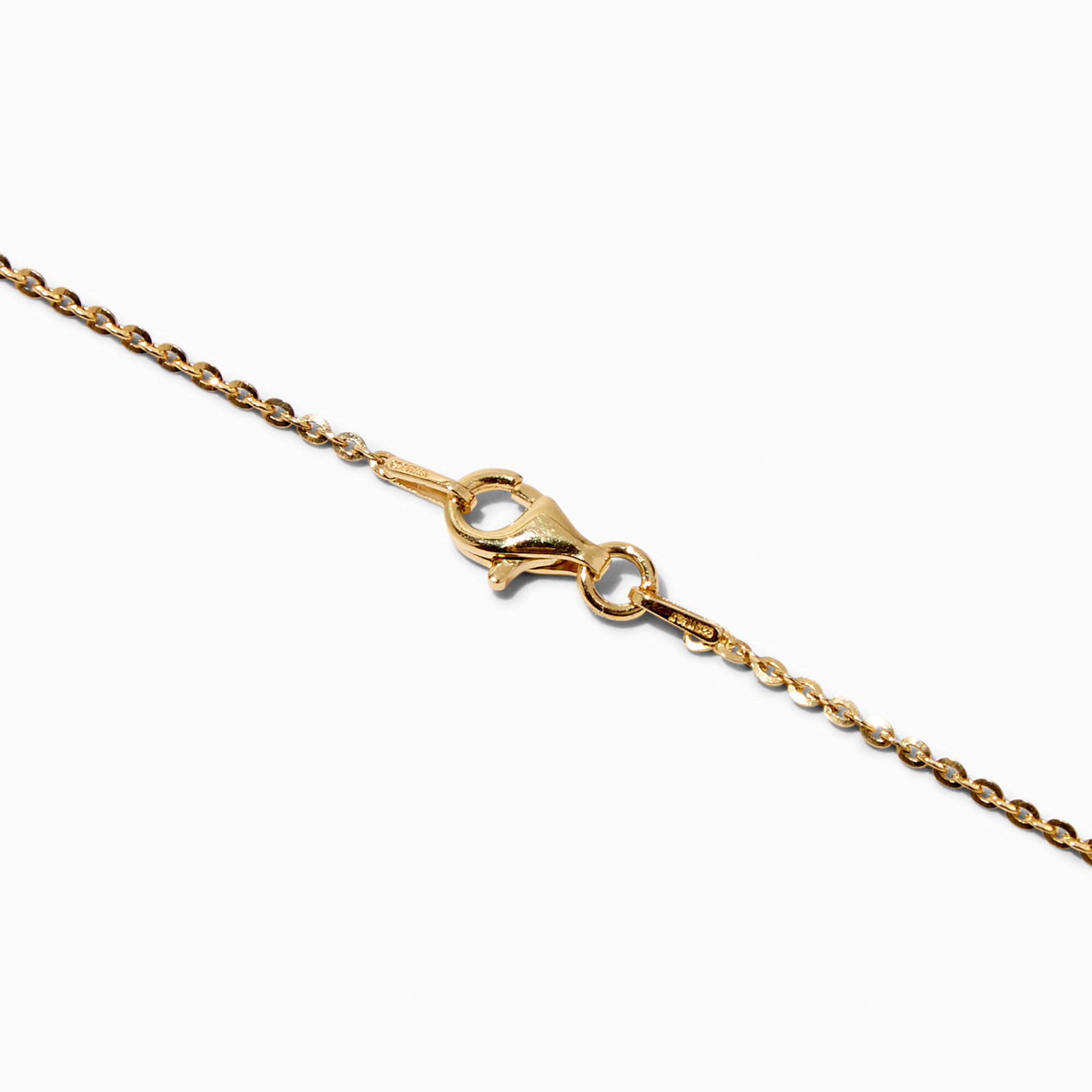 Hello Kitty® 50th Anniversary Claire's Exclusive Sterling Silver 3/8 ct. tw. Lab Grown Diamond & Enamel Pendant Necklace,
