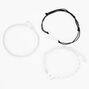 Silver Zodiac Bracelet Set - 3 Pack, Pisces,