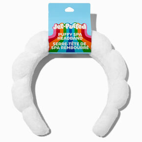 Jet-Puffed&trade; White Puffy Spa Headband,