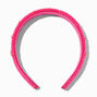 Claire&#39;s Club Pink Beaded Daisy Headband,