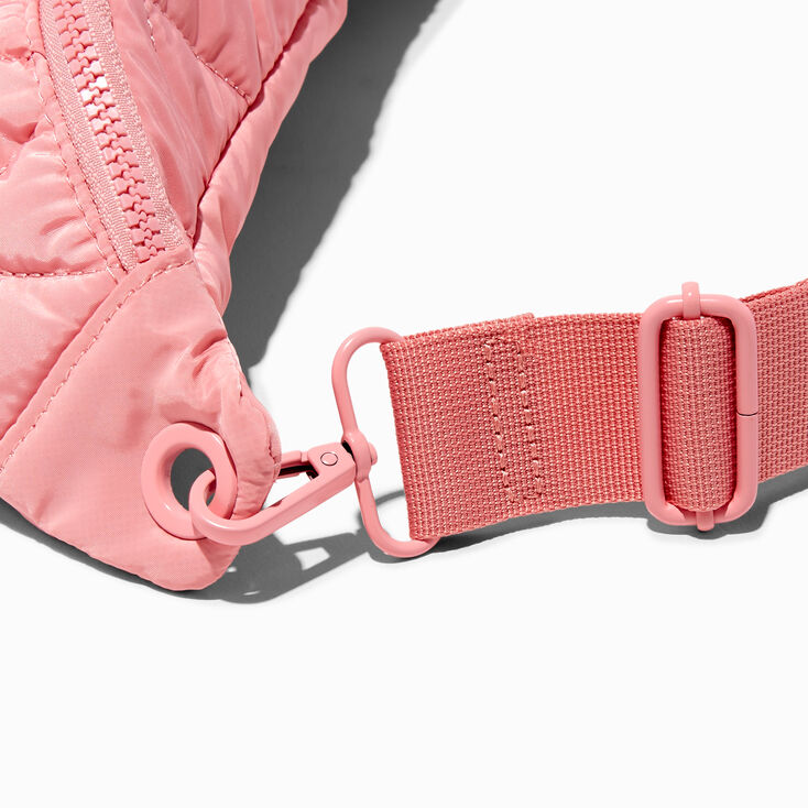 Pinnk Quilted Belt Bag,