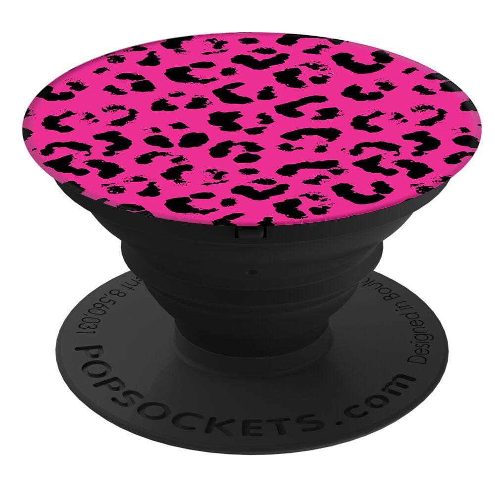 Fuchsia Leopard PopGrip PopSocket,