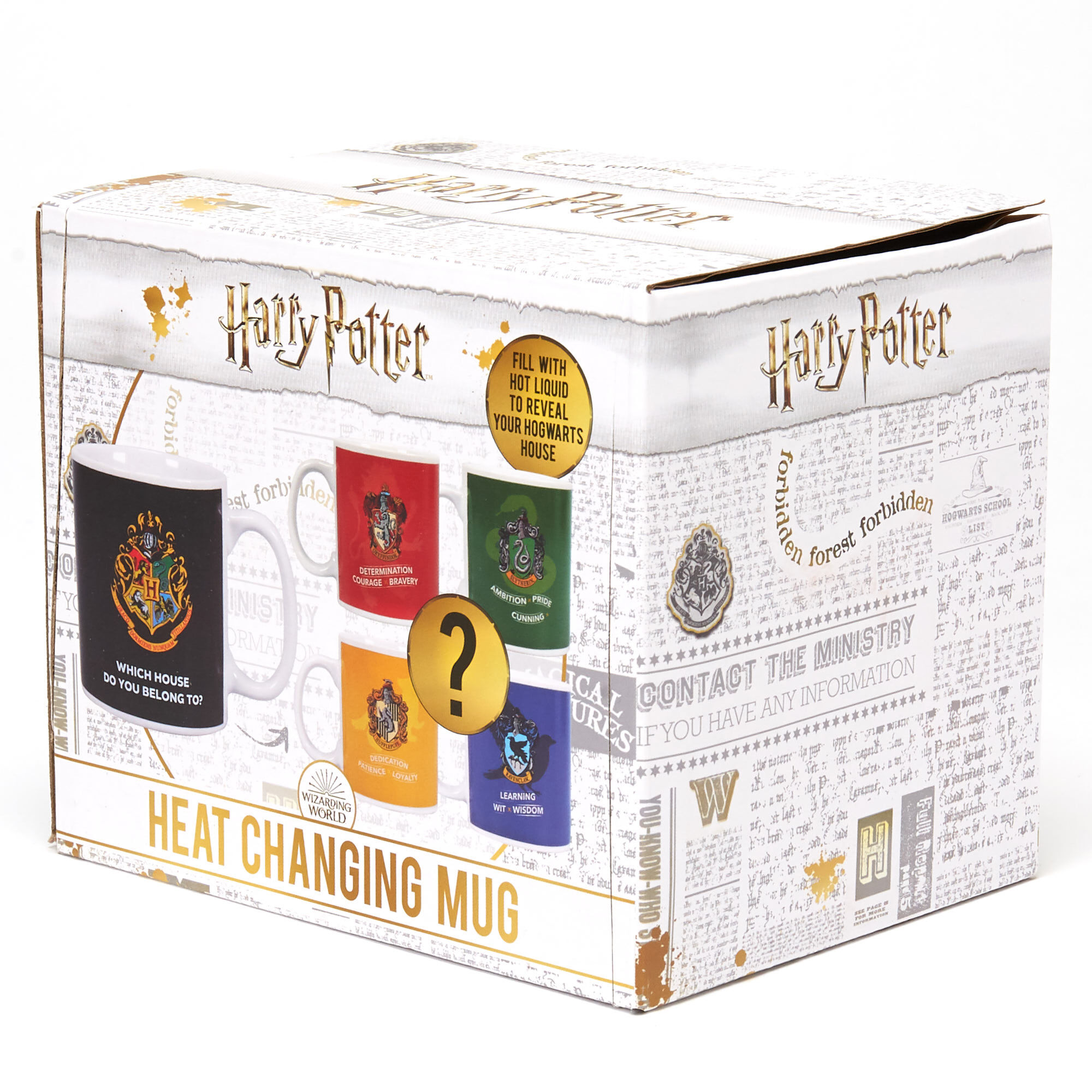 Mug qui change sous l'effet de la chaleur Maisons de Poudlard Harry Potter™ – Noir,