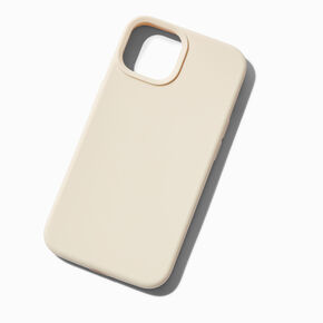 Solid Ivory Silicone Phone Case - Fits iPhone&reg; 13/14/15 Pro,