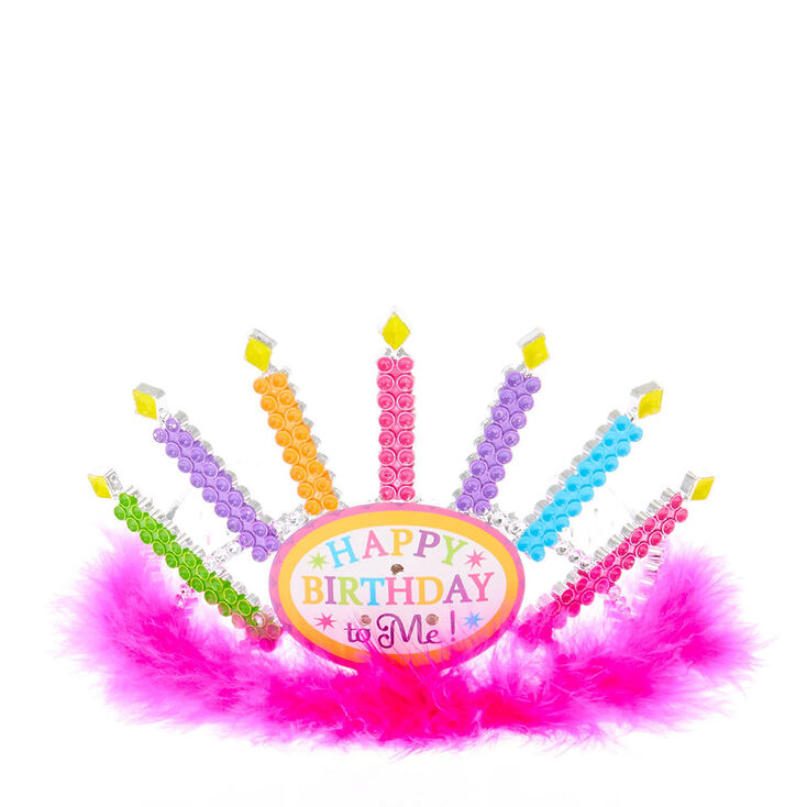 Diad&egrave;me qui s&rsquo;allume &laquo;&nbsp;Happy Birthday to Me&nbsp;&raquo; Claire&rsquo;s Club,