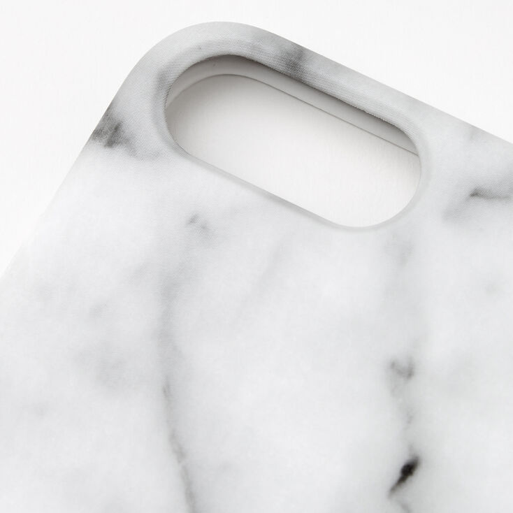 White Marble Protective Phone Case - Fits iPhone&reg; 6/7/8 Plus,