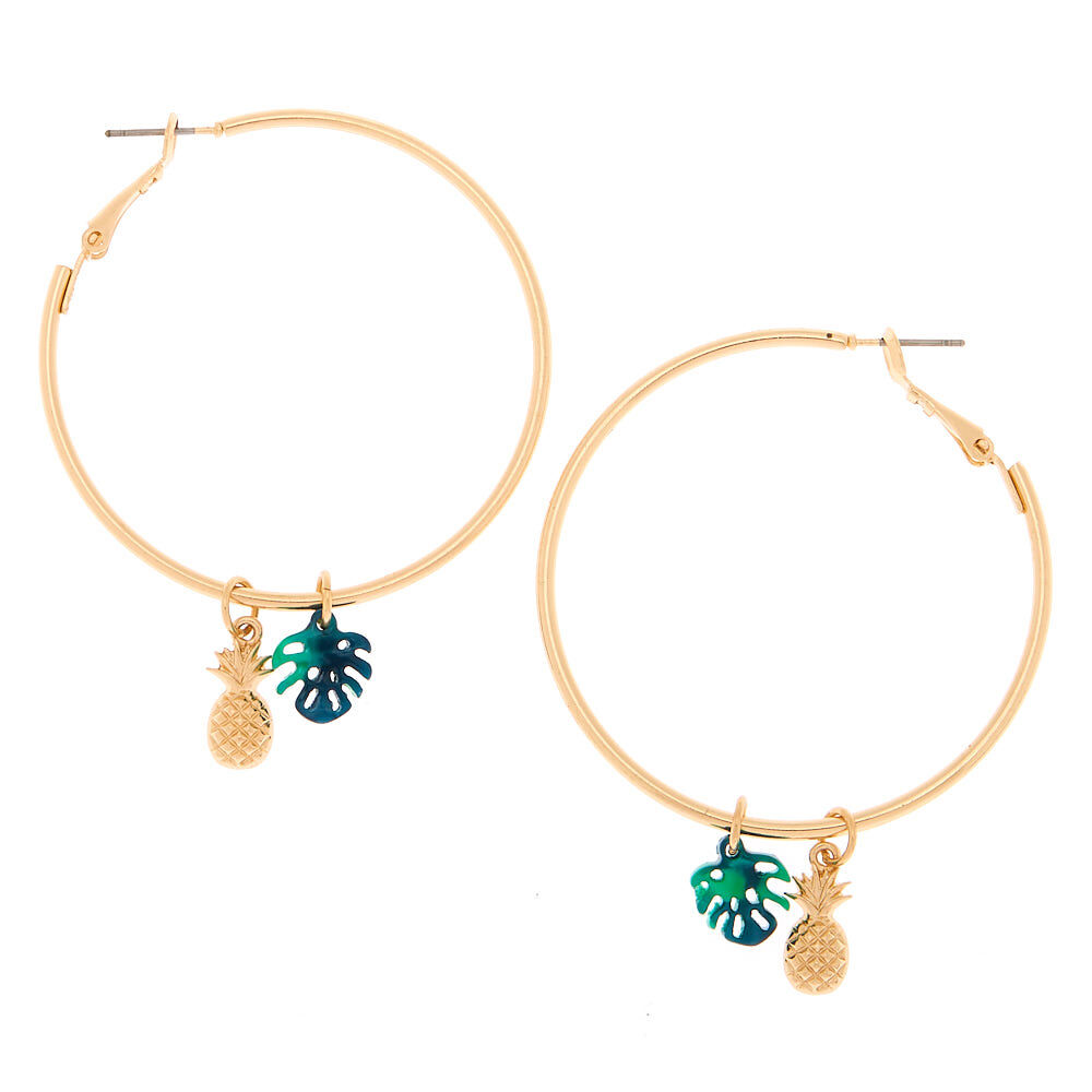 Alex and ani pineapple earrings top