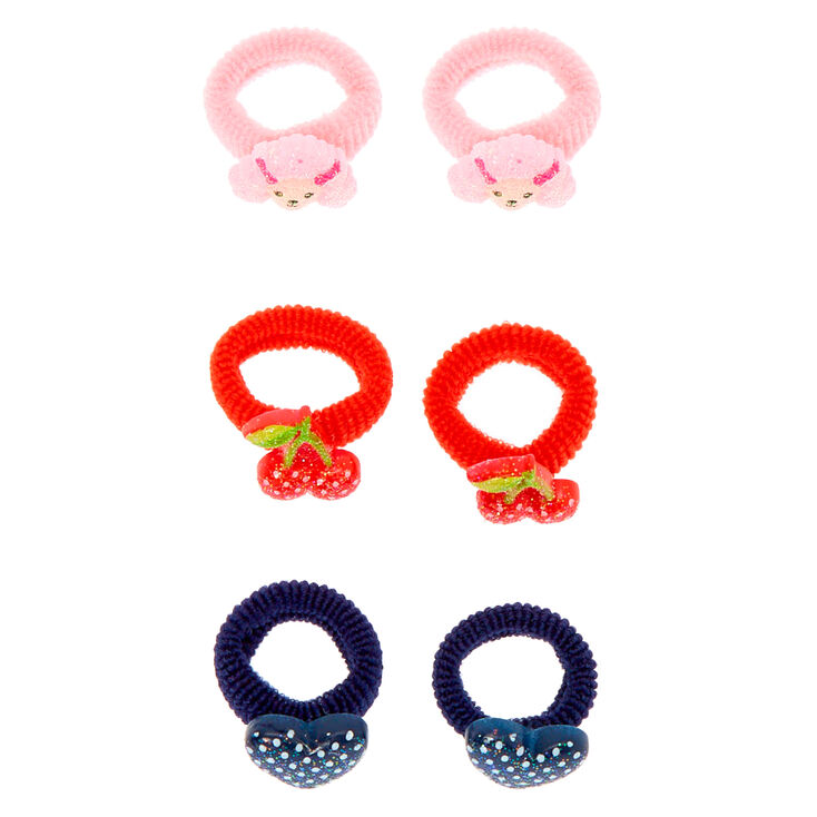 Claire&#39;s Club Polyresin Hair Bobbles - 6 Pack,