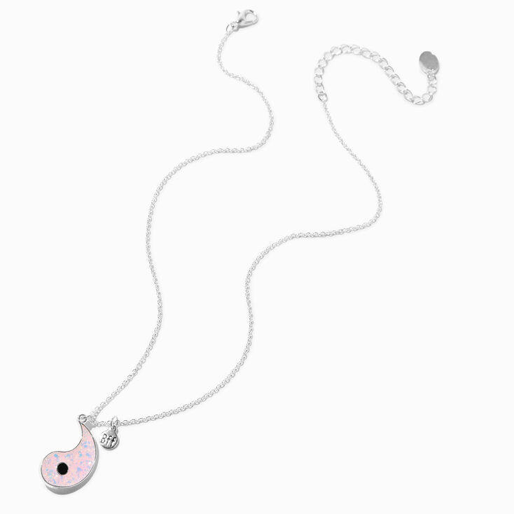 Best Friends Yin Yang UV Colour-Changing Pendant Necklaces - 2 Pack,