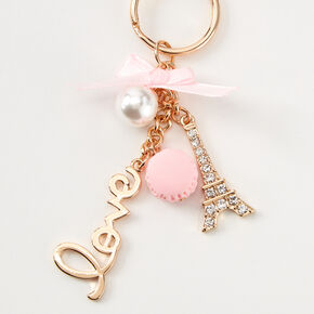 Love Paris Keychain - Pink,
