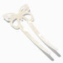 White Butterfly Acrylic Hair Pin,