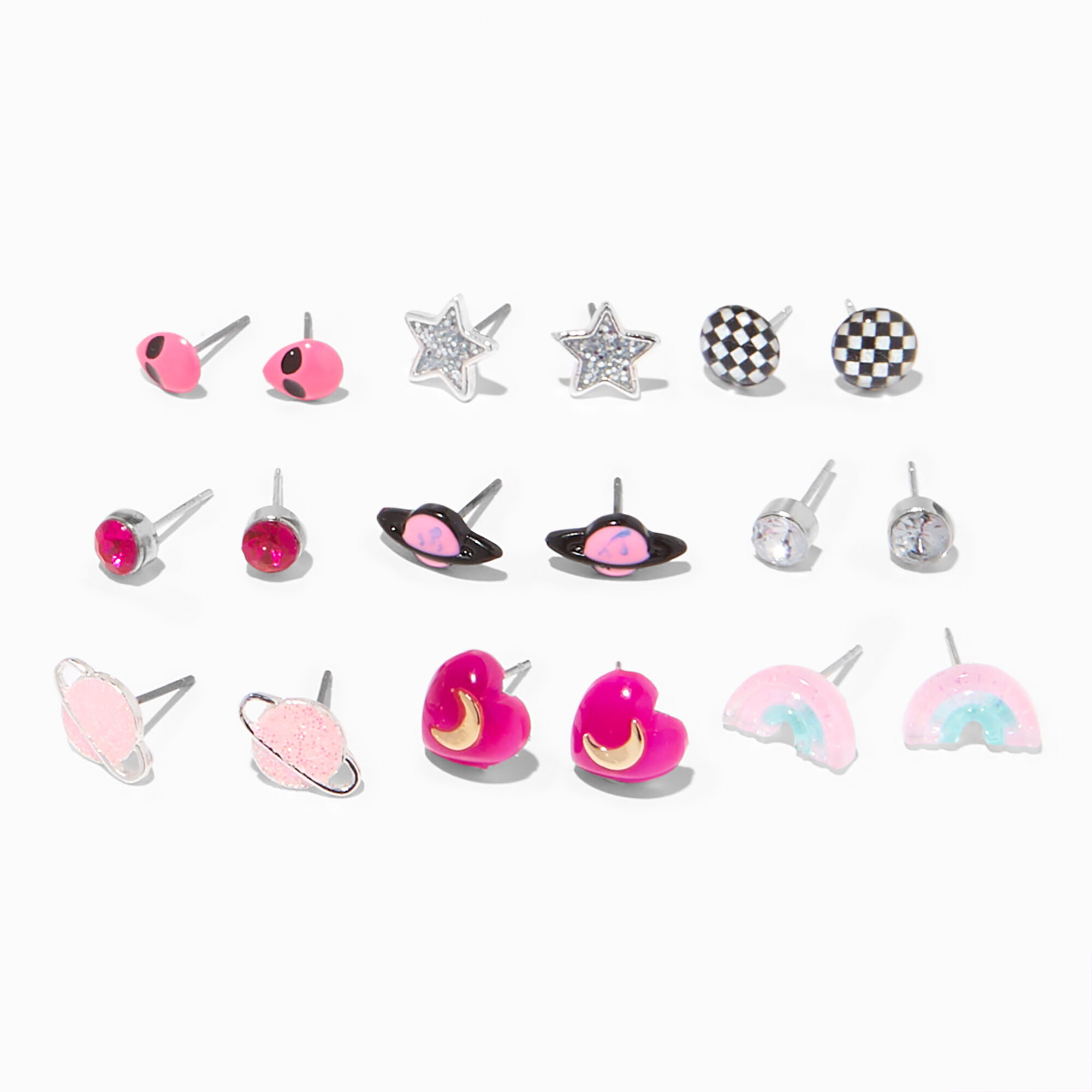 Alien stud earrings new arrivals