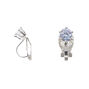Silver Cubic Zirconia Round Clip On Stud Earrings - 5MM,
