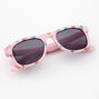 Claire&#39;s Club Floral Print Pink Wayfarer Sunglasses,