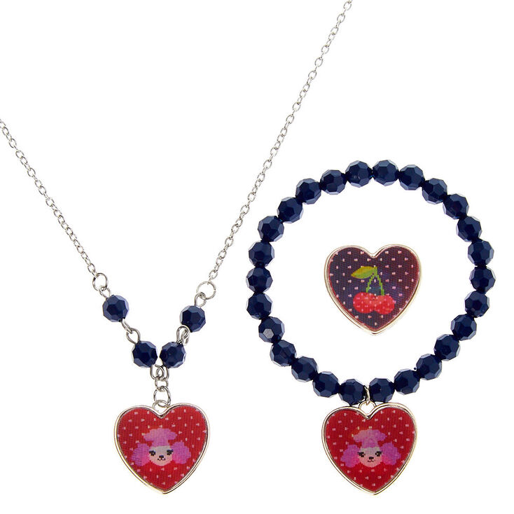 Claire's Parure de bijoux lenticulaire Club Claire's - Lot de 3