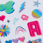 DIY &#39;A&#39; Initial Stickers,