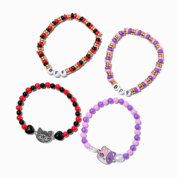 Aphmau&trade; And Friends Claire&#39;s Exclusive Best Friends Beaded Stretch Bracelet Set - 4 Pack,