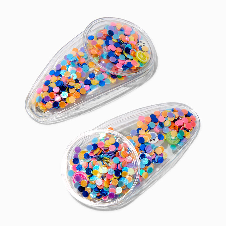 Claire&#39;s Club Dots Shaker Snap Hair Clips - 2 Pack,