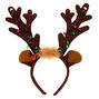 Light Up Reindeer Antlers Headband - Brown,