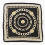 Chain Print Bandana Headwrap - Black,