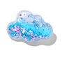 Grip pour portable Griptok nuage bleu rempli de paillettes,