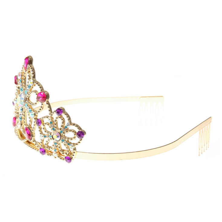 Claire&#39;s Club Crystal Tiara - Gold,