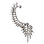 Gold Sterling Silver 22G Crystal Star Nose Studs - 3 Pack,
