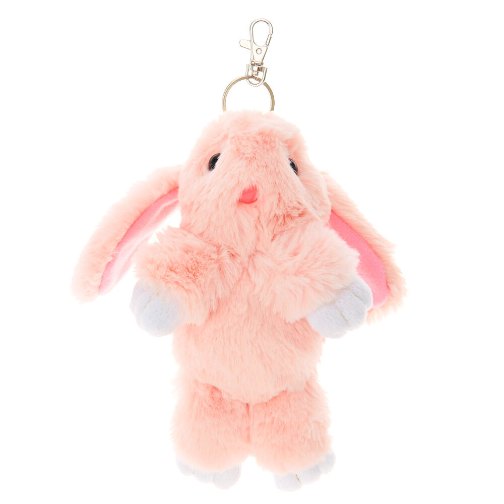 big pink bunny stuffed animal