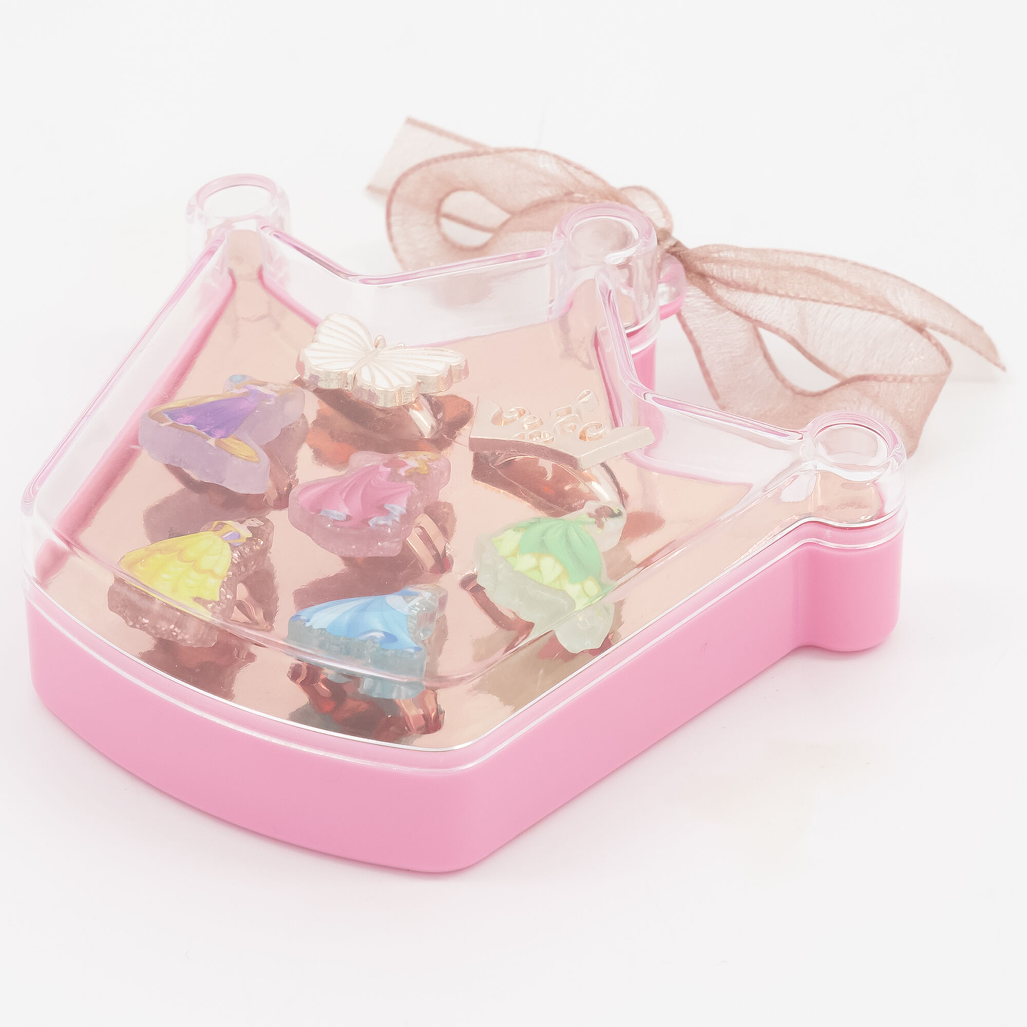 Boîte de bagues Disney Princess - Lot de 7,