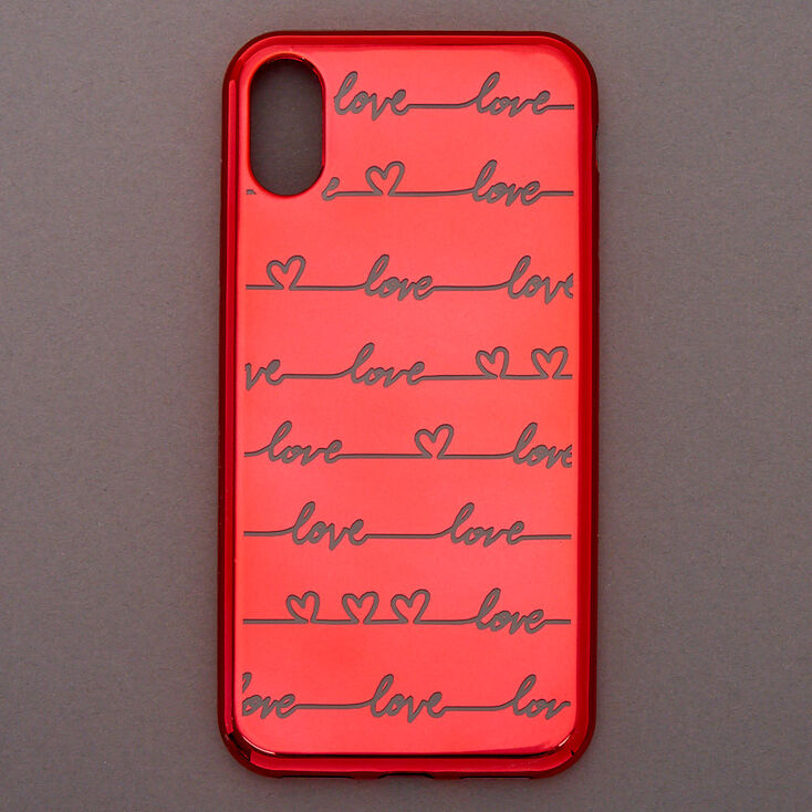 Love Script Phone Case - Fits iPhone X/XS,
