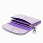 Iridescent Daisy Purple Card Case,