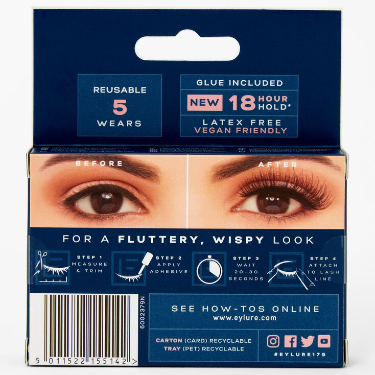 Eylure No. 179 Faux Eyelashes - Fluttery Intense,