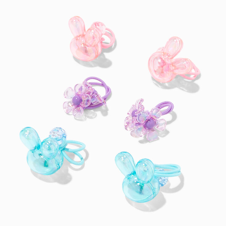 Easter Icons Beaded Hair Ties - 6 Pack,