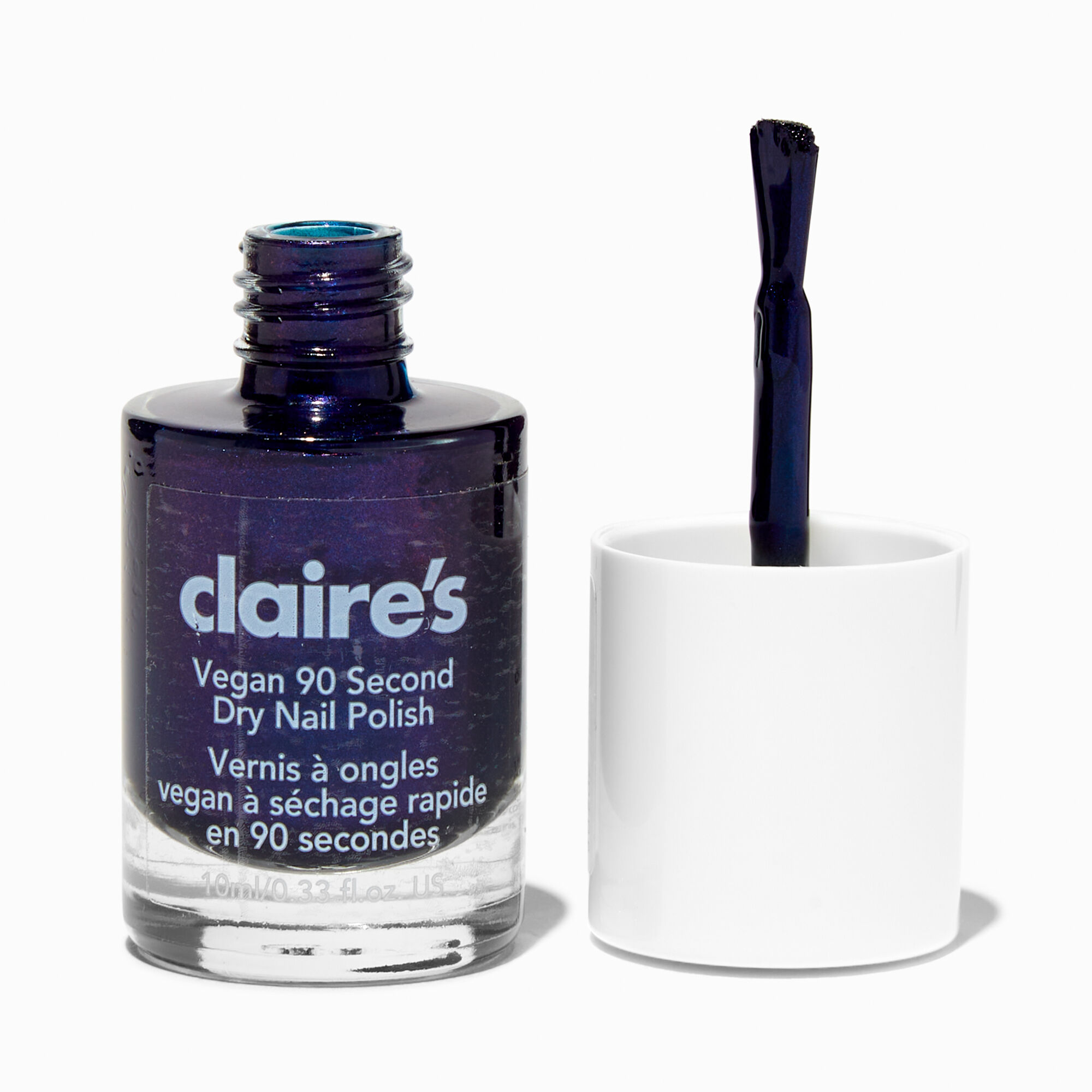 View Claires Vegan 90 Second Dry Nail Polish Dark Academia information