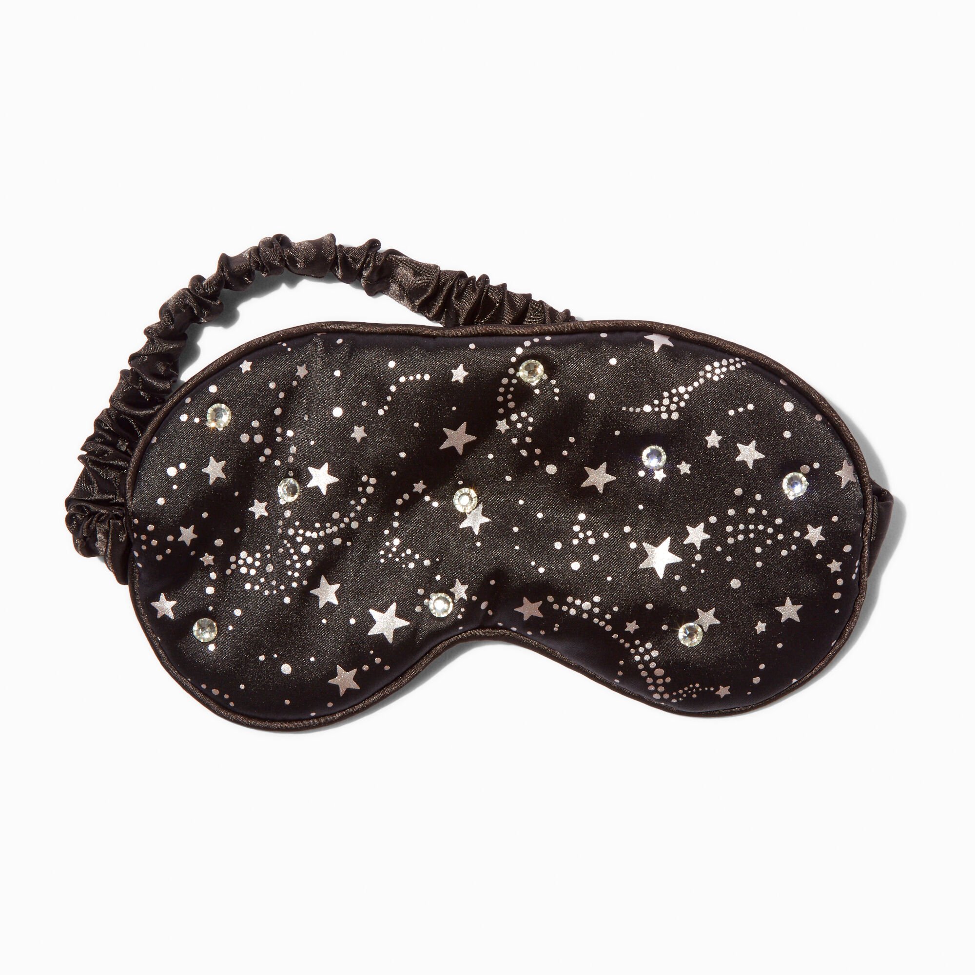 Black Star Bling Satin Sleeping Mask,