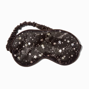 Black Star Bling Satin Sleeping Mask,