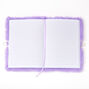 Miss Glitter the Unicorn Plush Lock Diary - Purple,