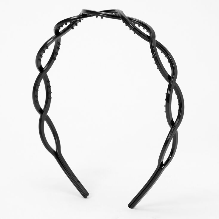 Claire's Serre-tête avec boucle infinie - Noir