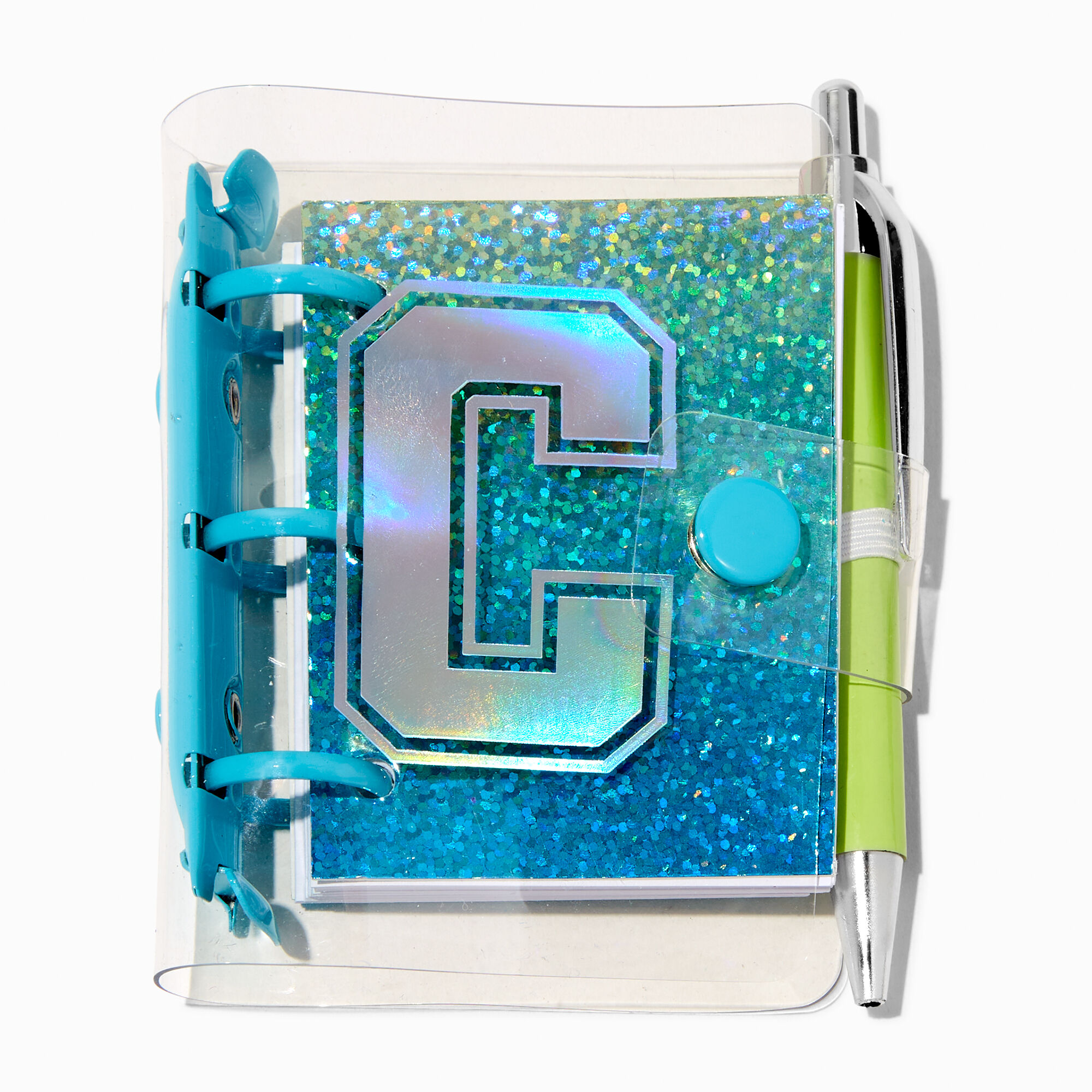 Mini Initial Glitter Diary - C,