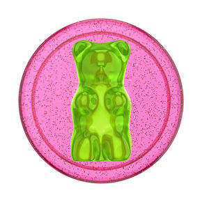 PopSockets&reg; PopGrip - Green Gummy Bear,
